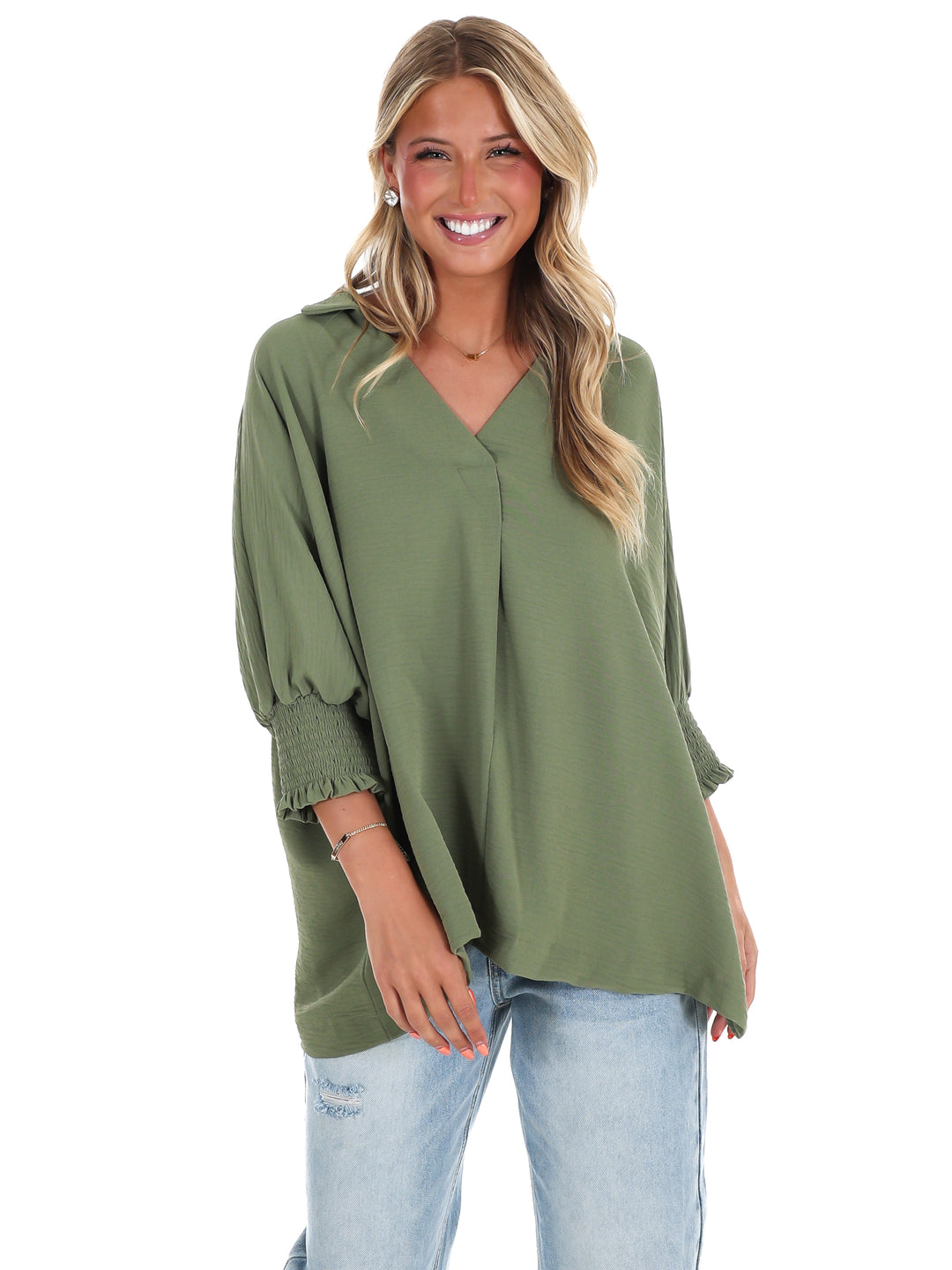 First Light V-Neck Top