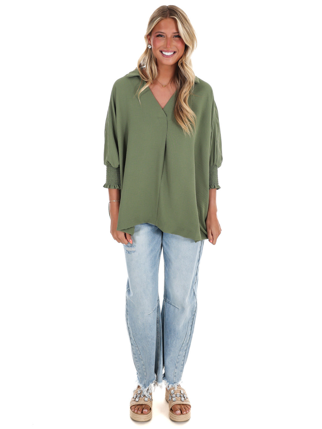 First Light V-Neck Top