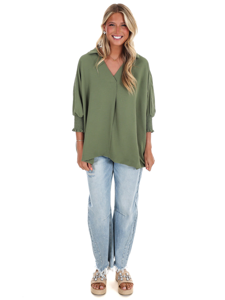 First Light V-Neck Top