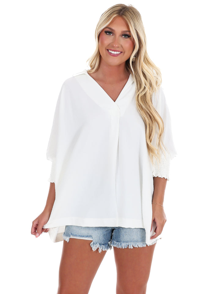 First Light V-Neck Top