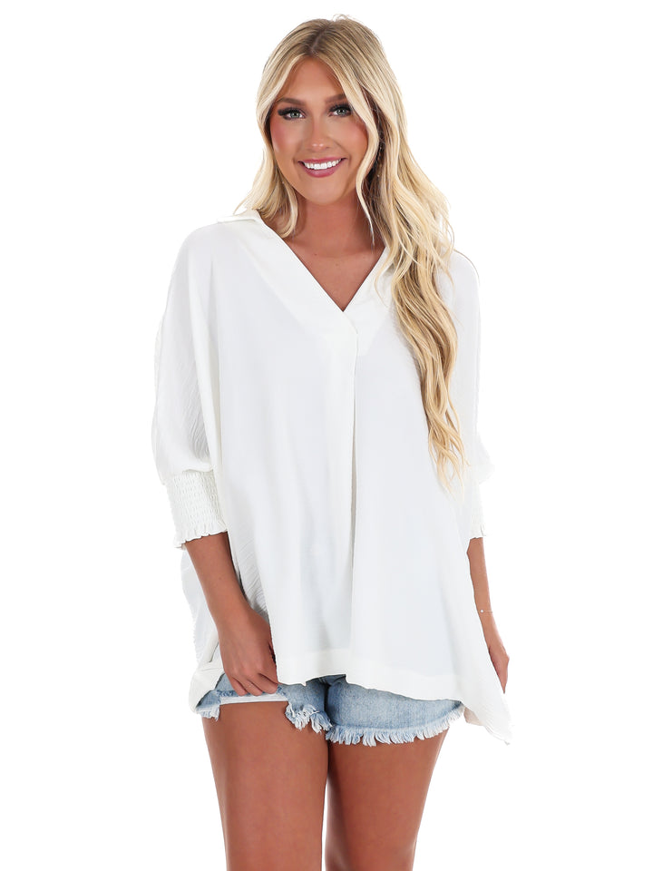 First Light V-Neck Top