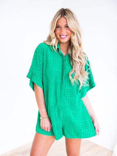 Perfect for Me Textured Romper