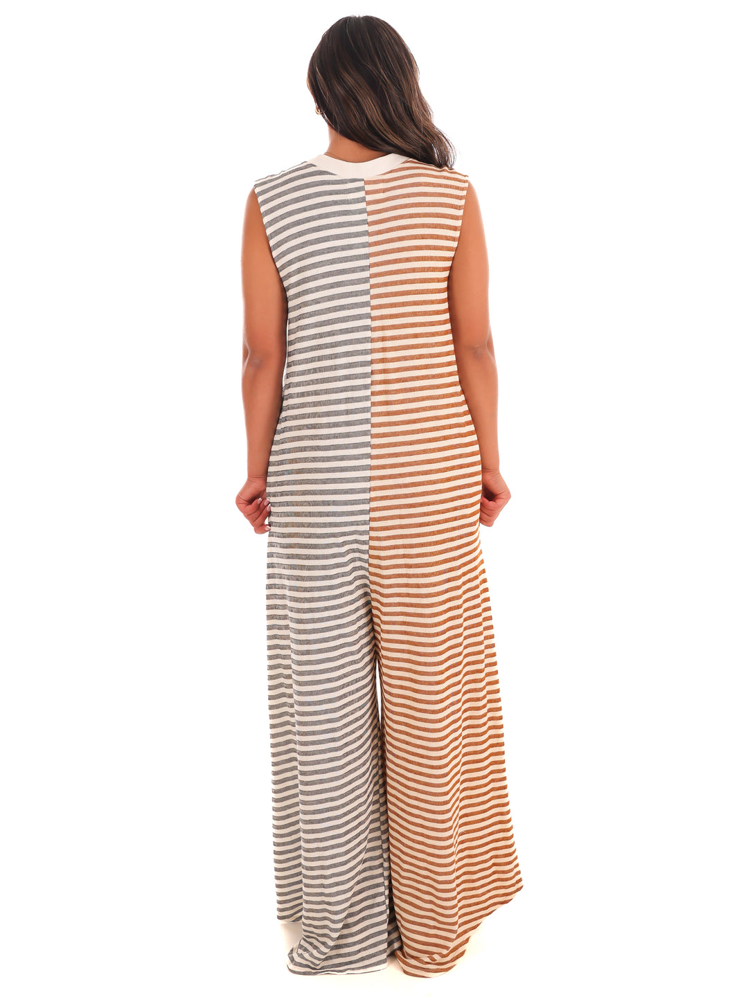 Striped Bliss Wide Leg Jumpsuit