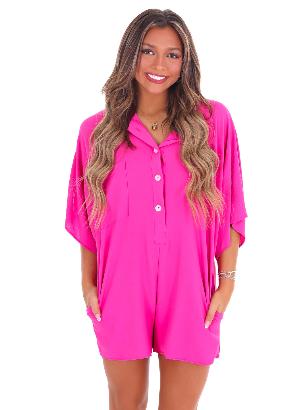 Get Over Yourself Oversized Romper