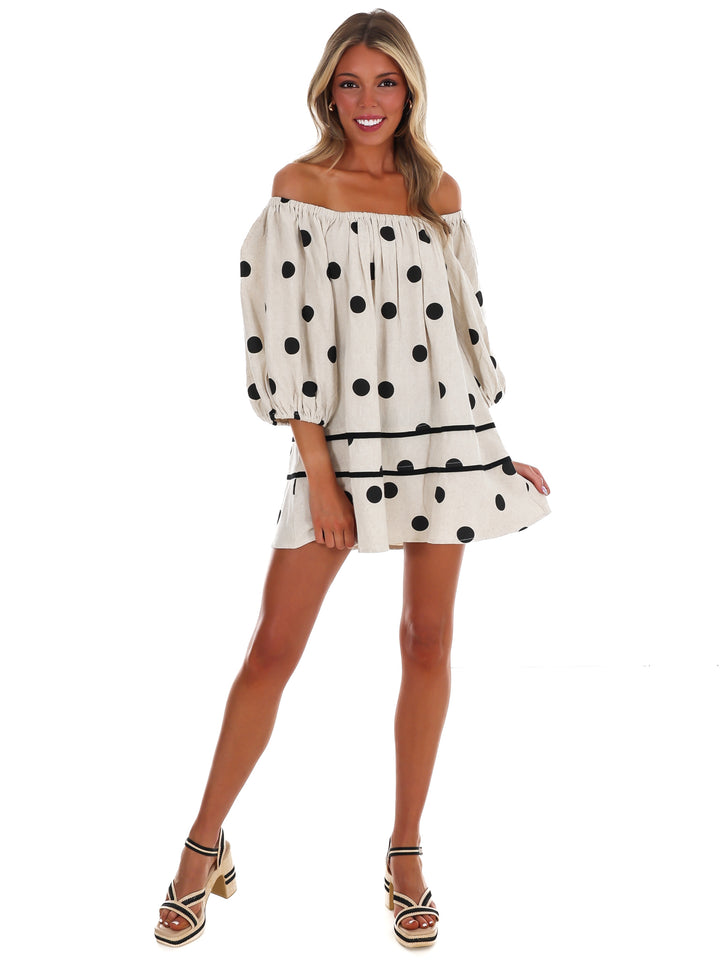 Monroe Dot Mini Dress