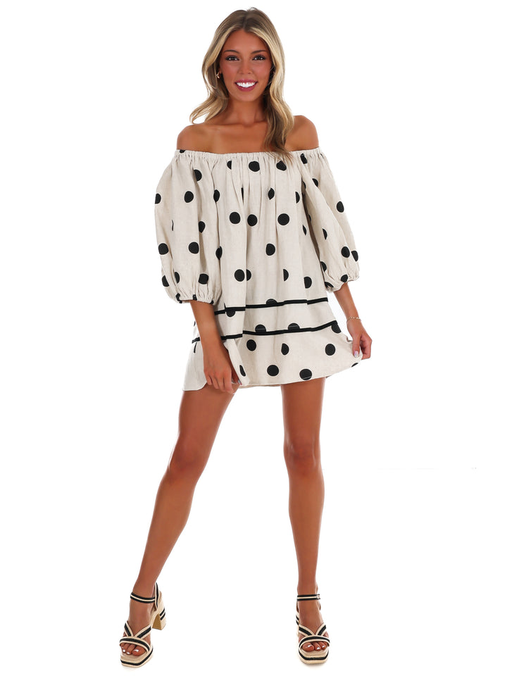 Monroe Dot Mini Dress