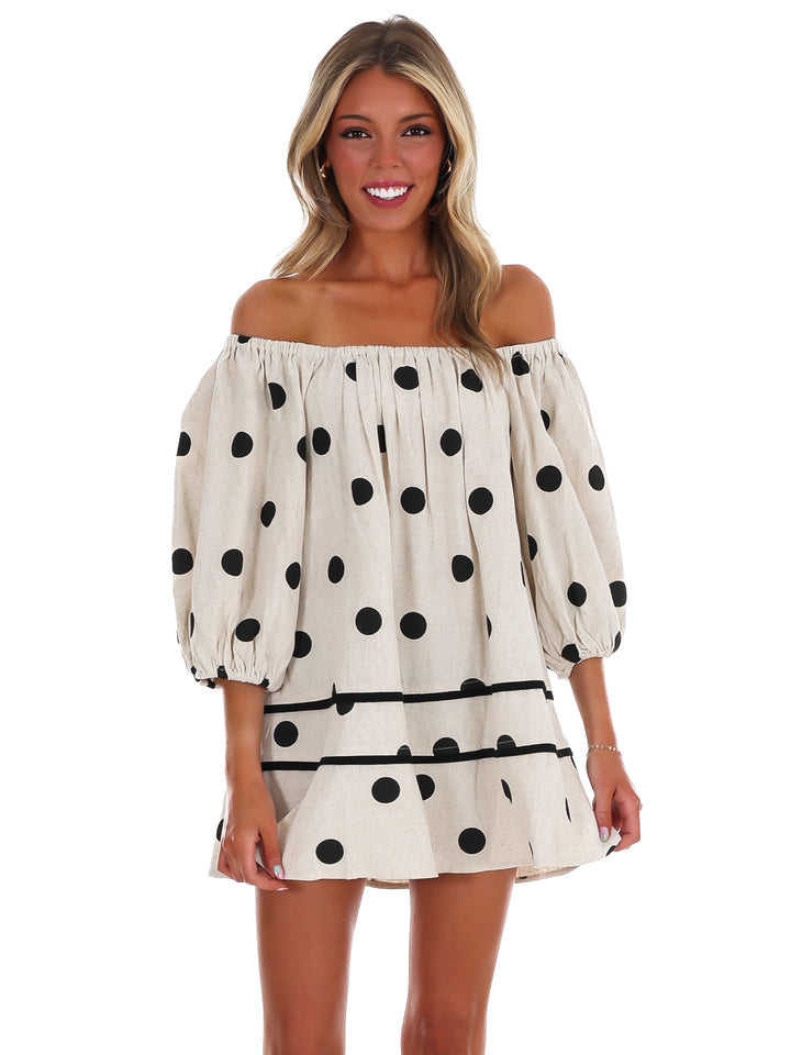 Monroe Dot Mini Dress