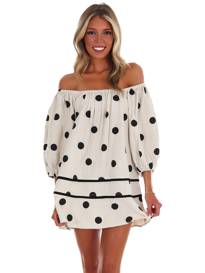 Monroe Dot Mini Dress