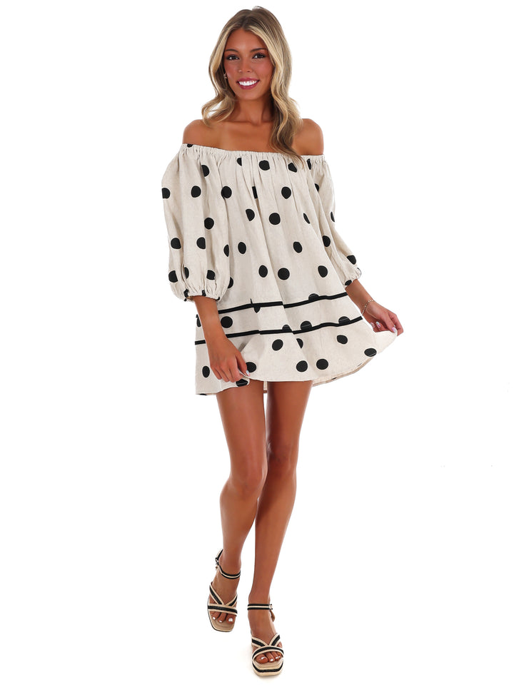Monroe Dot Mini Dress