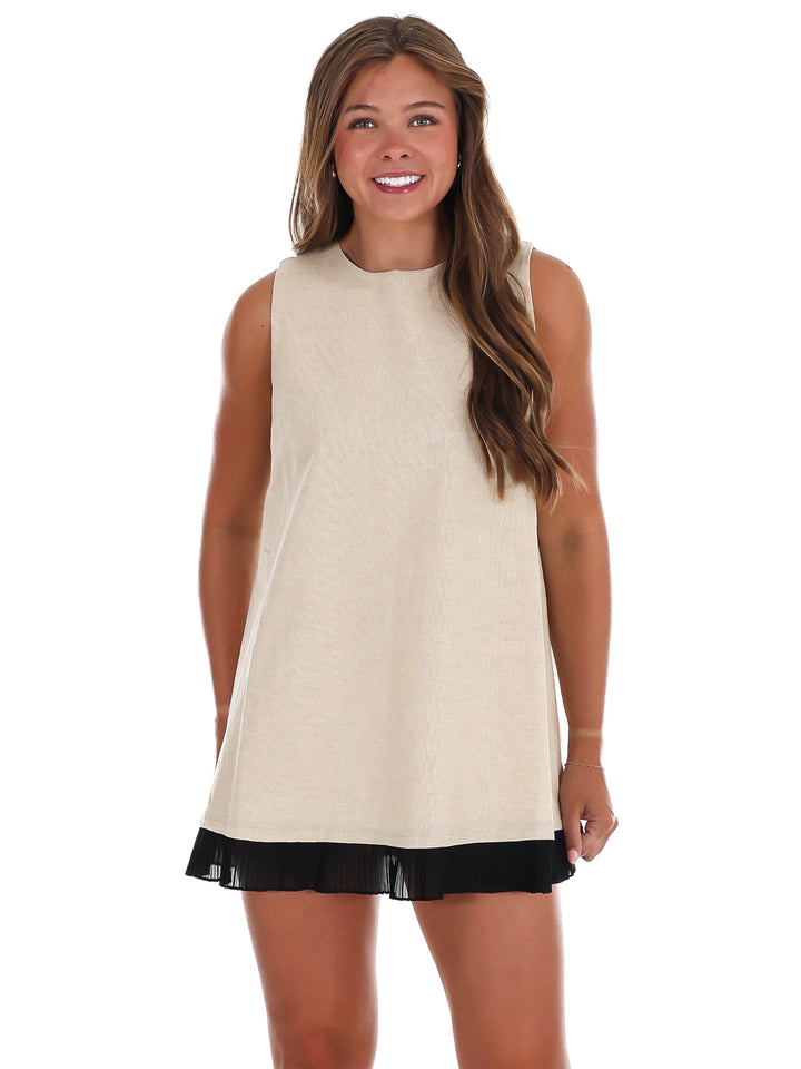 Understated Detail Mini Dress