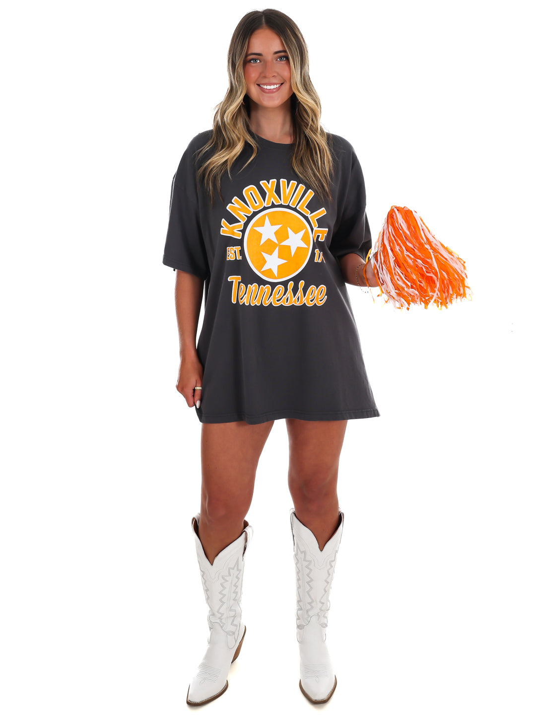 Knoxville Tennessee Tri-Star Oversized Tee