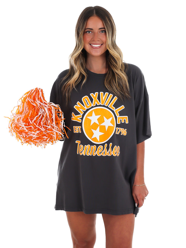 Knoxville Tennessee Tri-Star Oversized Tee
