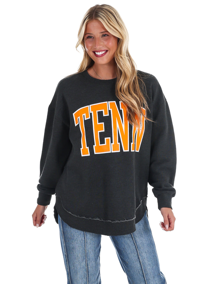 TENN Crewneck Poncho Fleece Pullover