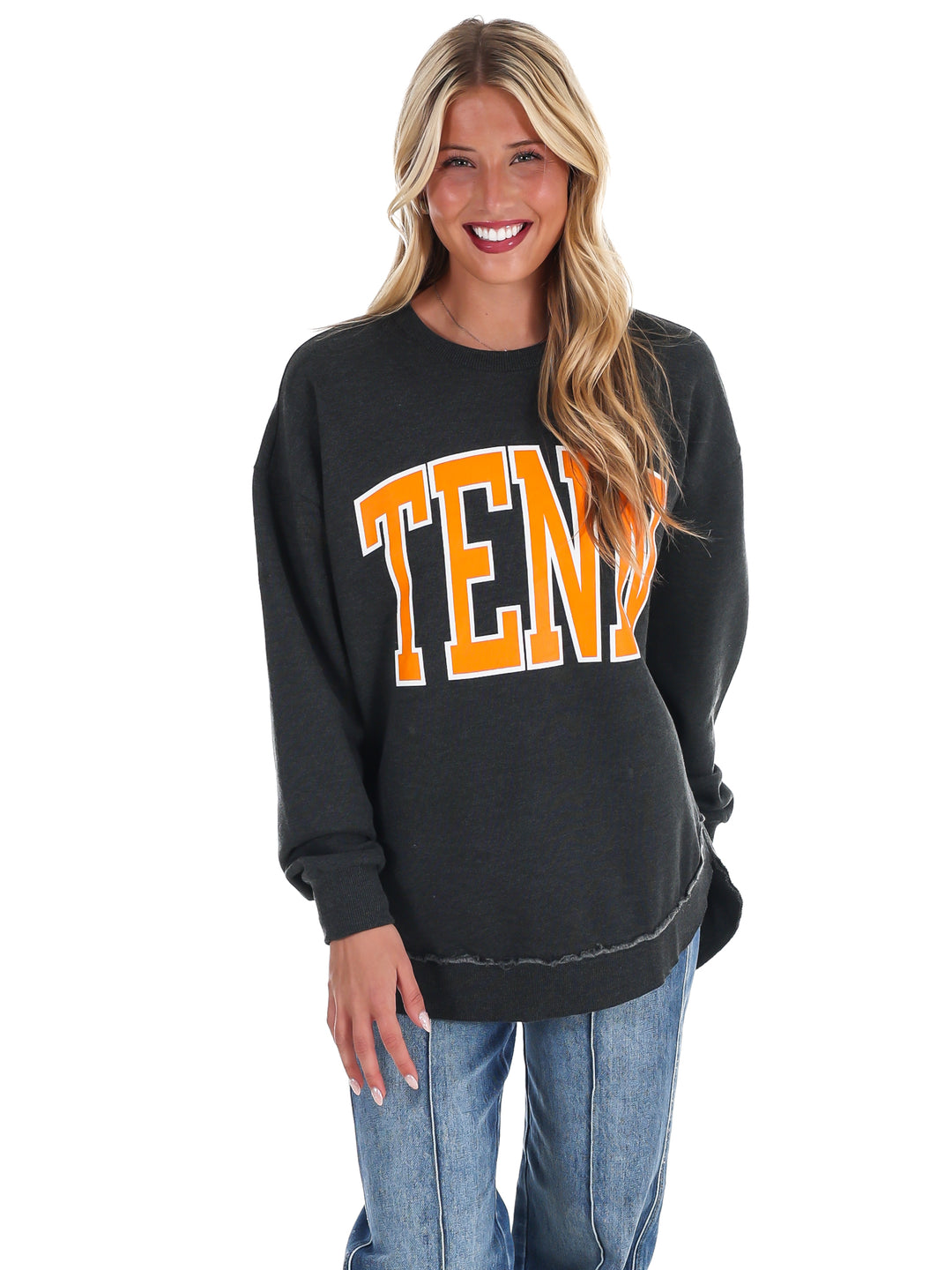 TENN Crewneck Poncho Fleece Pullover