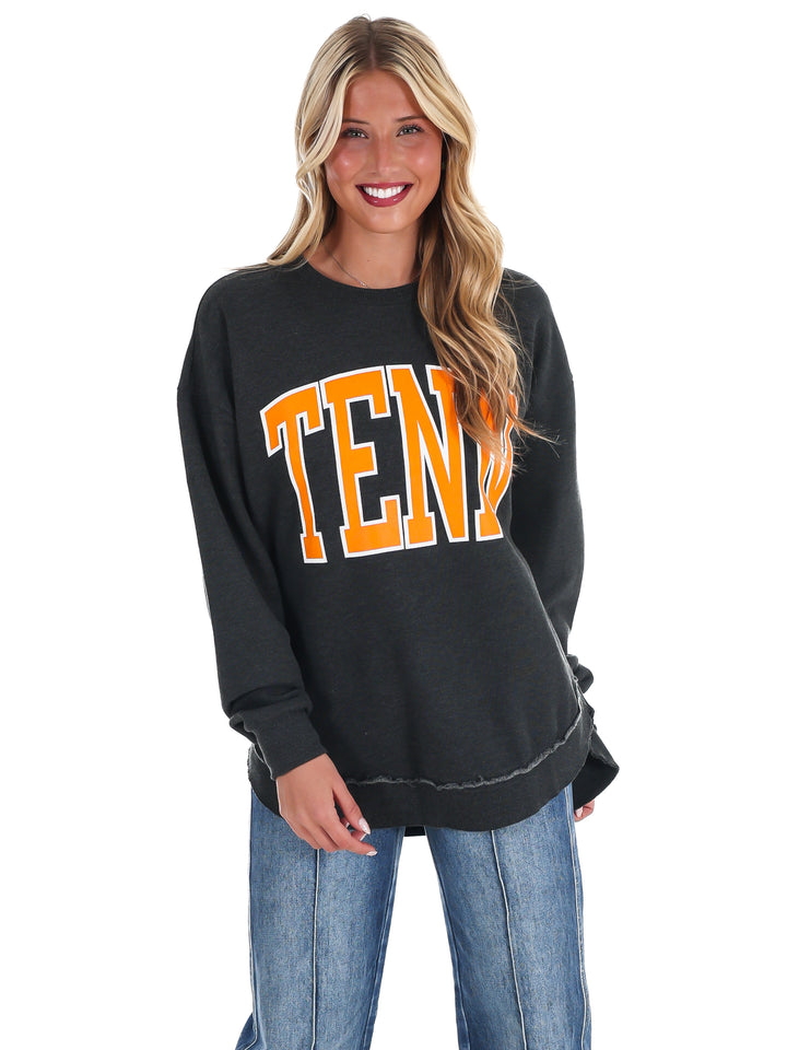 TENN Crewneck Poncho Fleece Pullover
