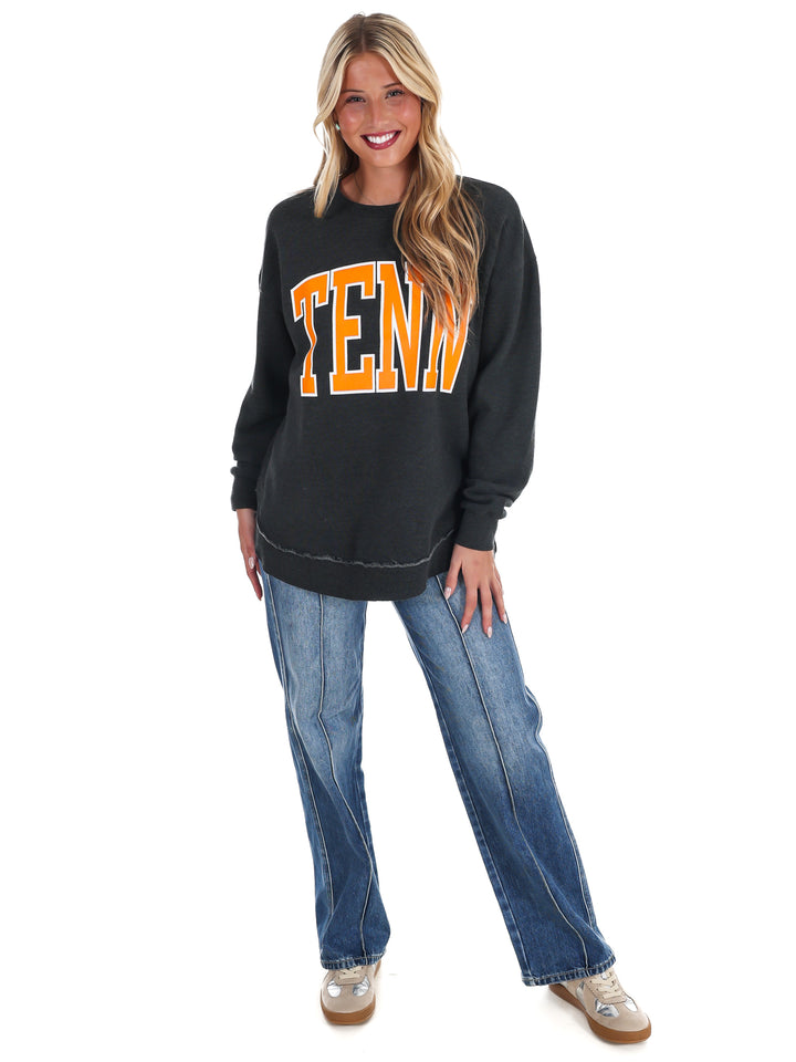 TENN Crewneck Poncho Fleece Pullover