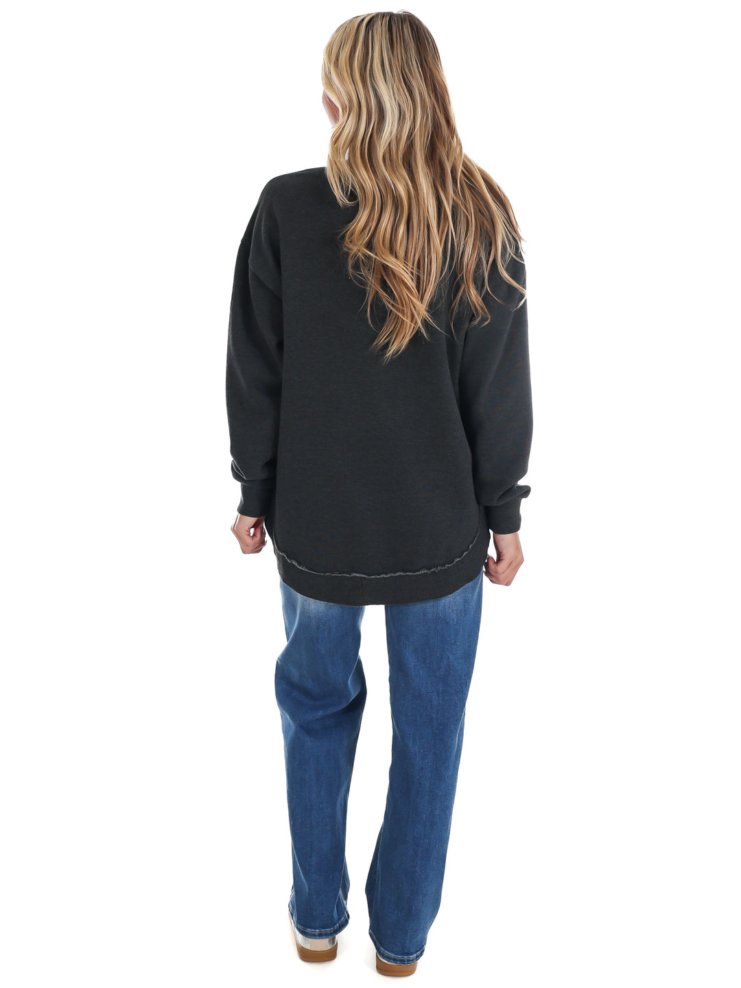 TENN Crewneck Poncho Fleece Pullover