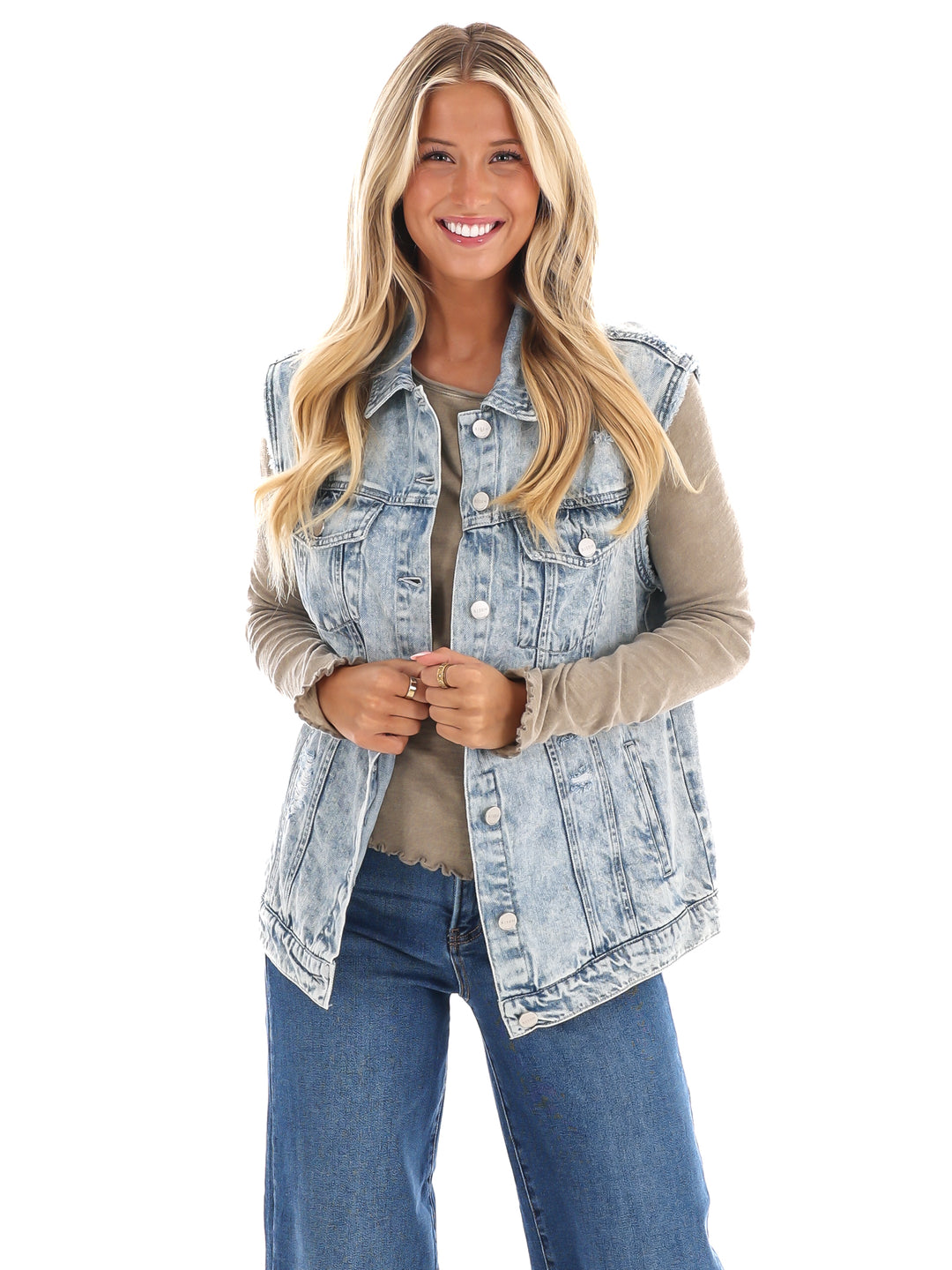 Outlander Oversized Denim Vest