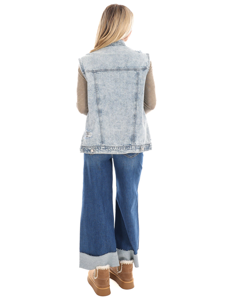 Outlander Oversized Denim Vest