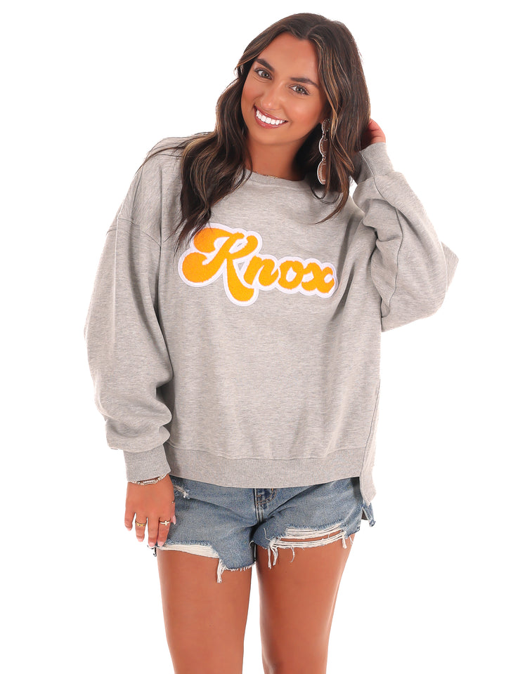 Script Knox Pullover