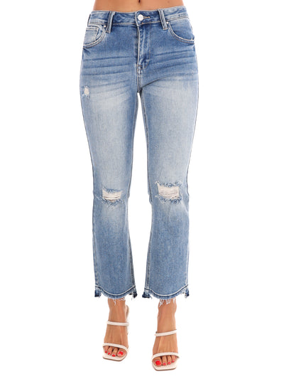 Talk for Hours High Rise Straight Jeans