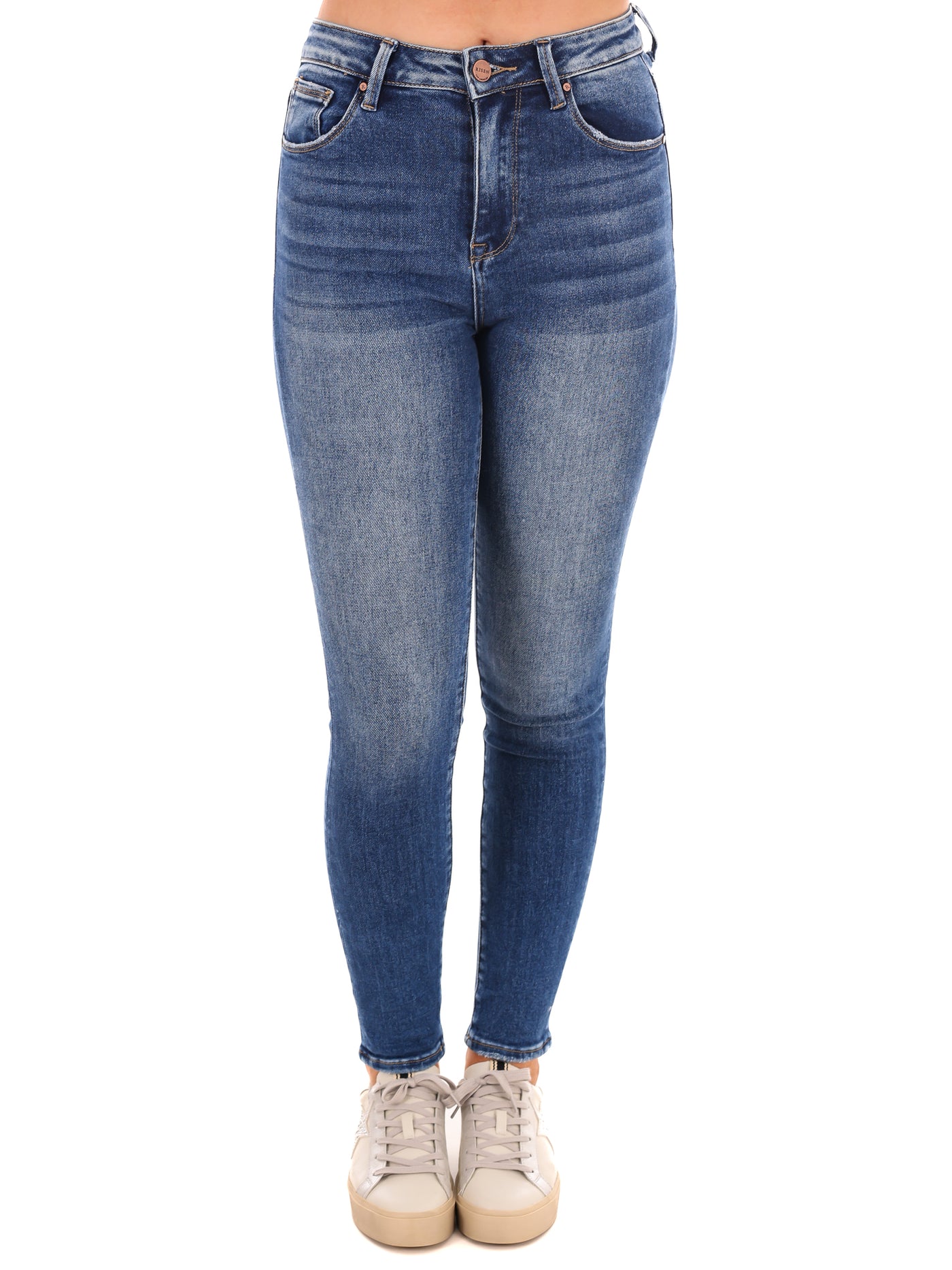 Never Alone High Rise Ankle Skinny Jean