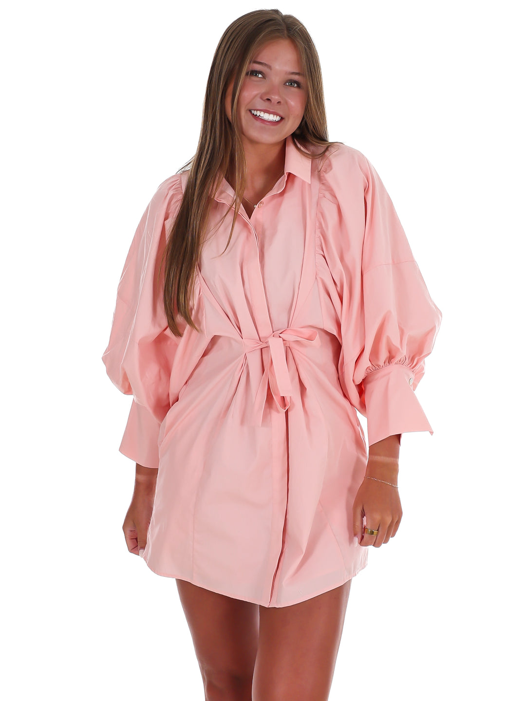 Classy Puff Sleeve Mini Dress