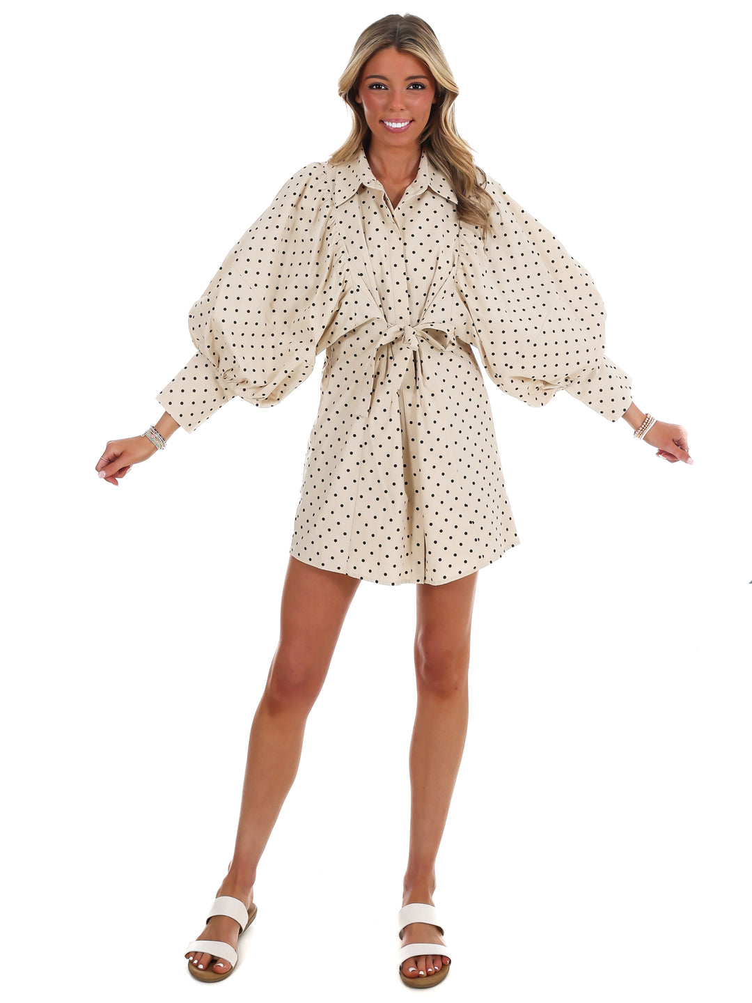 What Comes Next Print Mini Dress