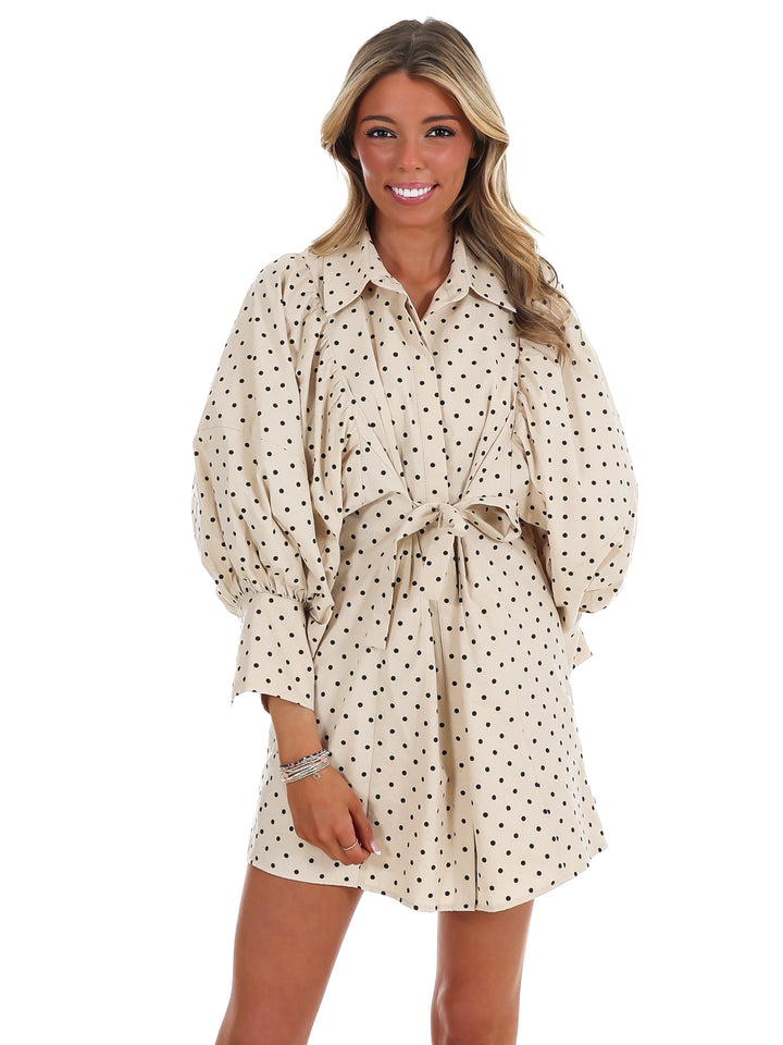 What Comes Next Print Mini Dress