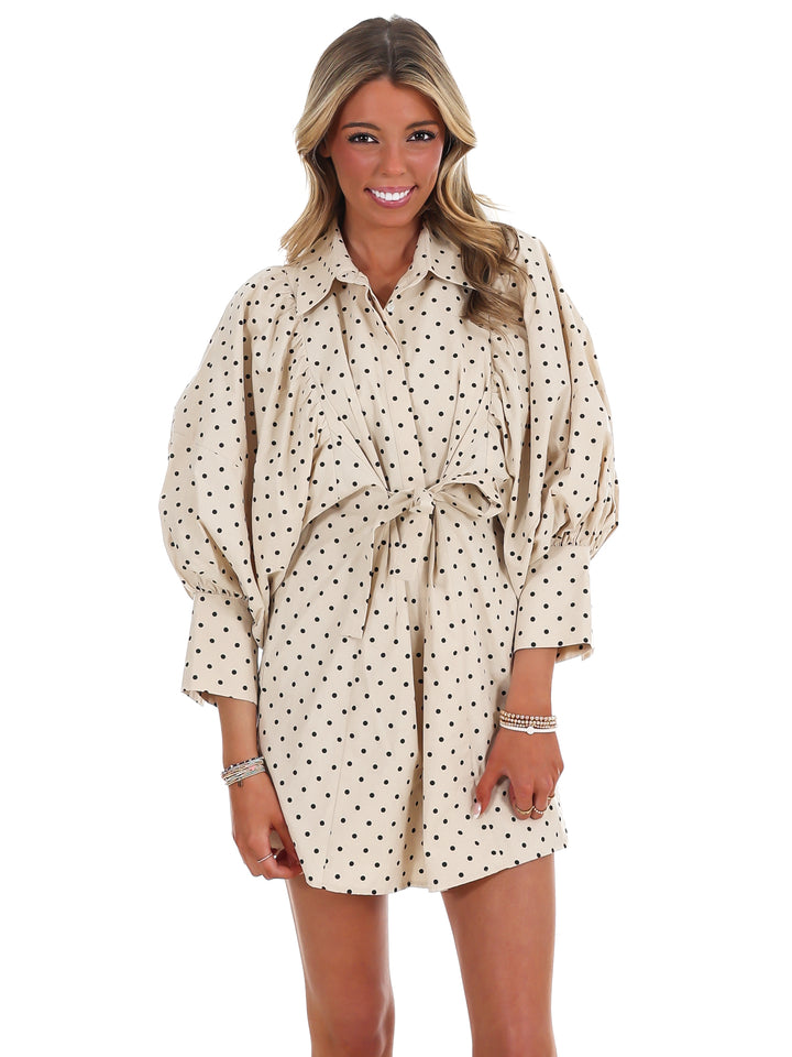 What Comes Next Print Mini Dress