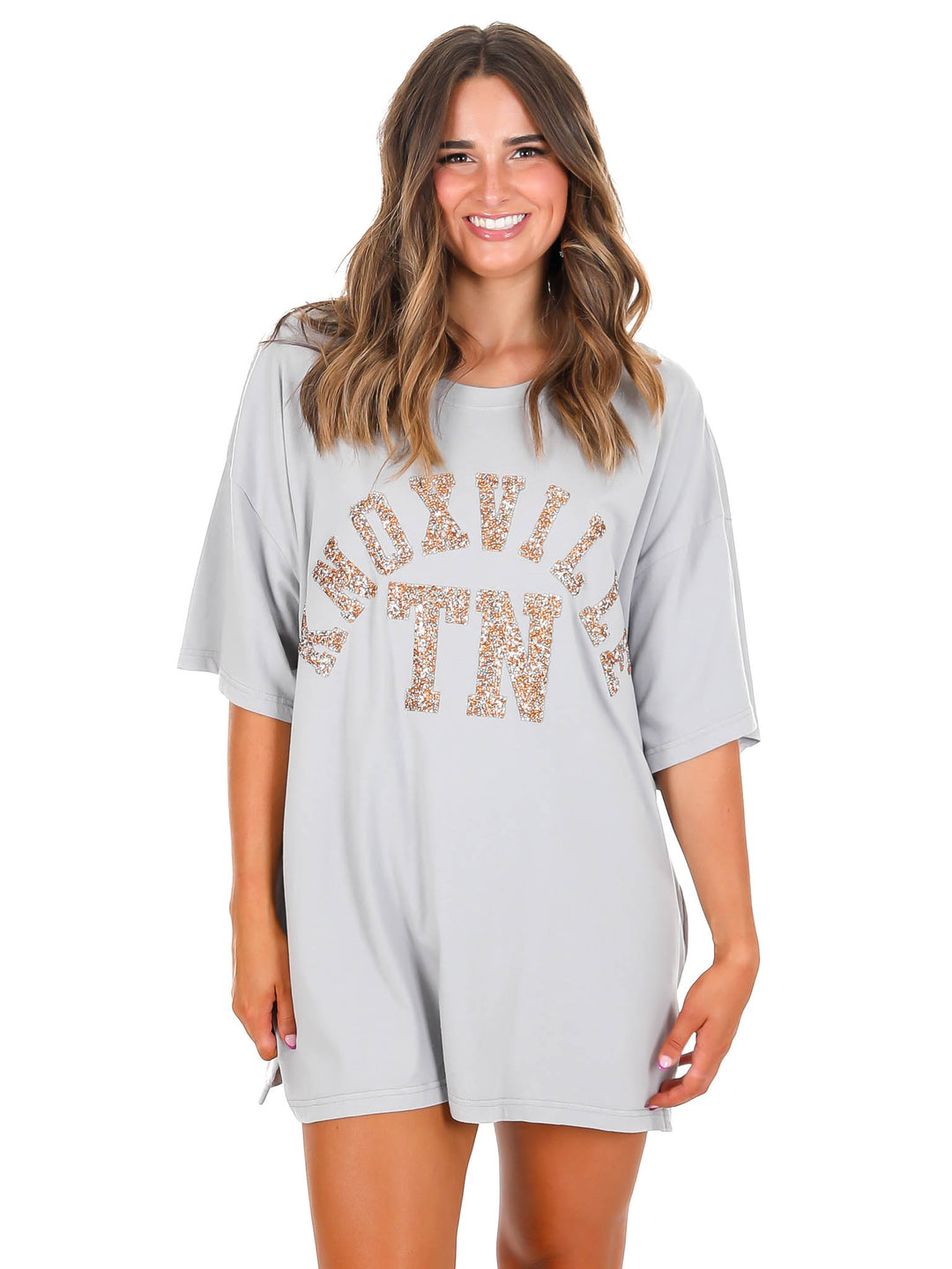 Rhinestone Knoxville TN Oversized Tee