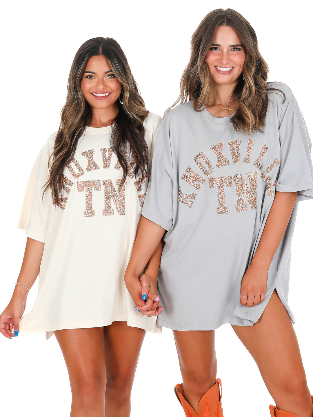 Rhinestone Knoxville TN Oversized Tee