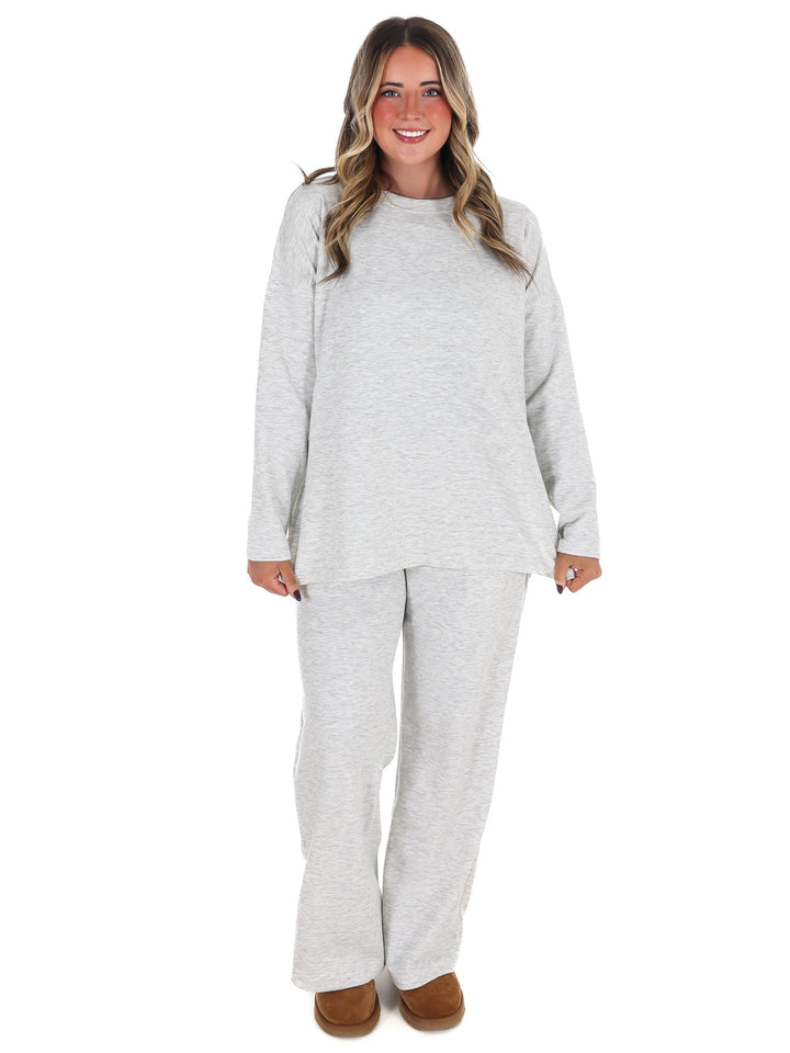 Luxe Scuba Side Slit Two Piece Set Doorbuster