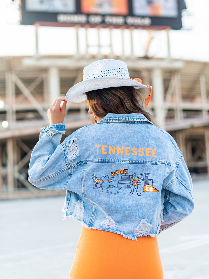 University of Tennessee Campus Classic Skyline Denim Jacket