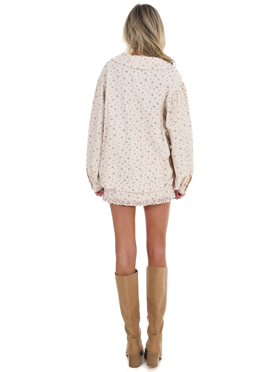 Garden Daydream Denim Two Piece Set