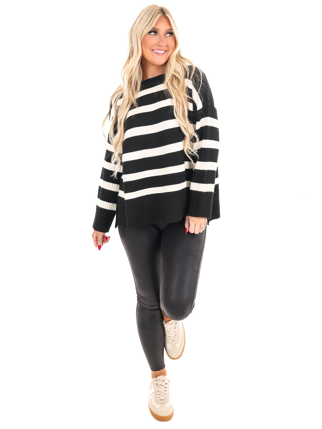 Simple Pleasure Stripe Sweater