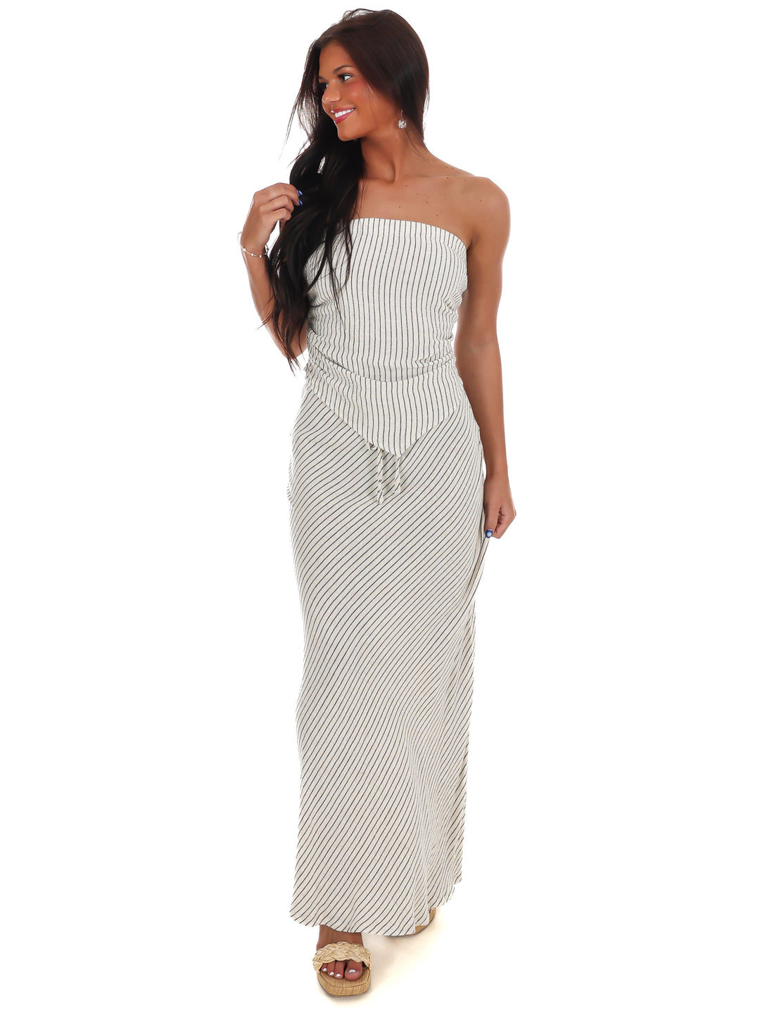 Side Sway Handkerchief Tube Top