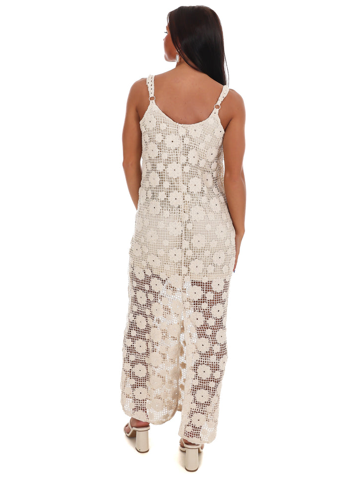 Crochet Meadow Maxi Dress