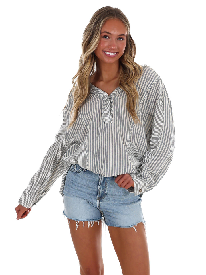 Love Me Not V-Neck Top