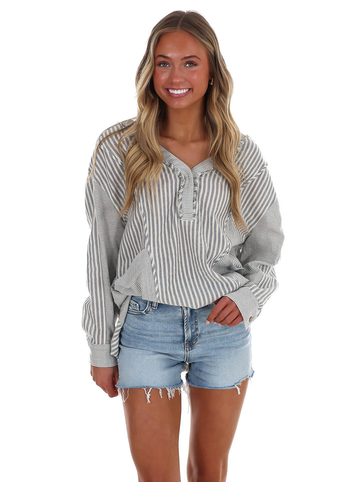 Love Me Not V-Neck Top