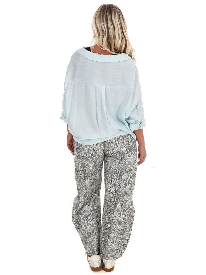 Seaside Stroll Button Up Top