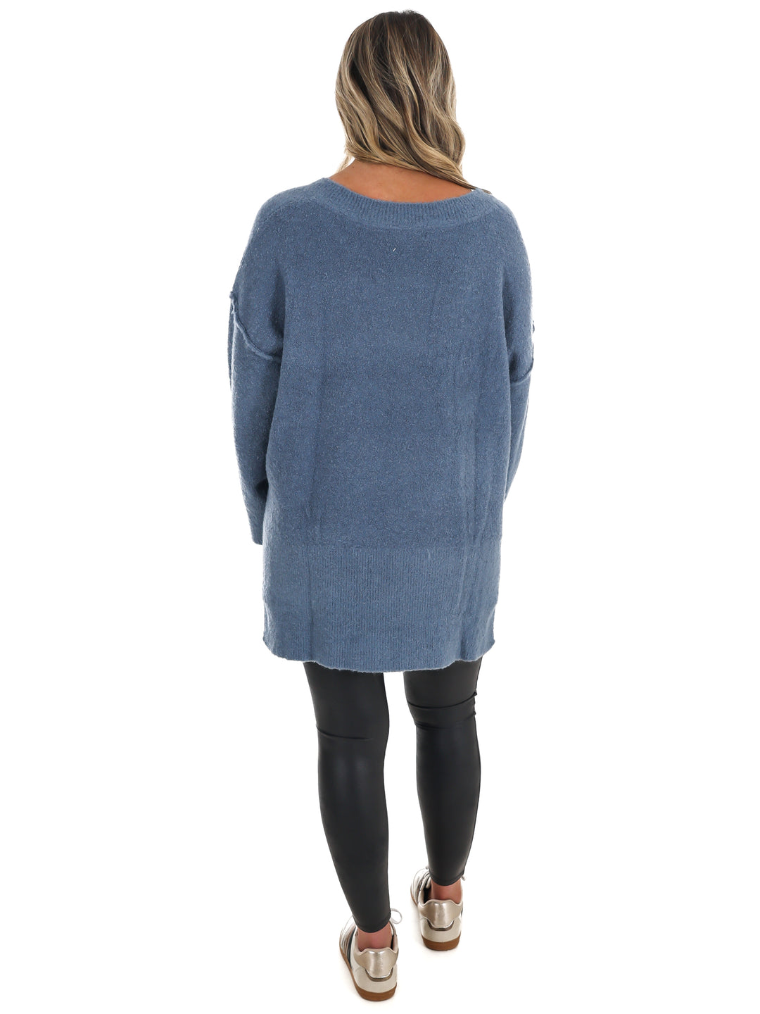 Laidback Daze Oversized V-Neck Sweater