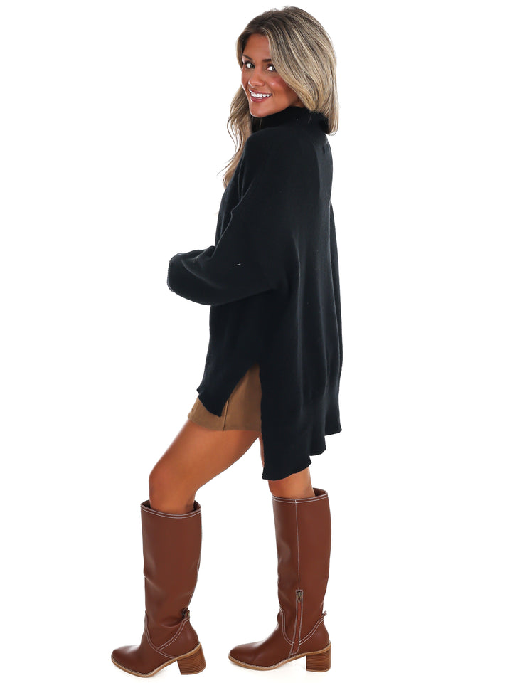 Stay Cozy Mock Neck Sweater