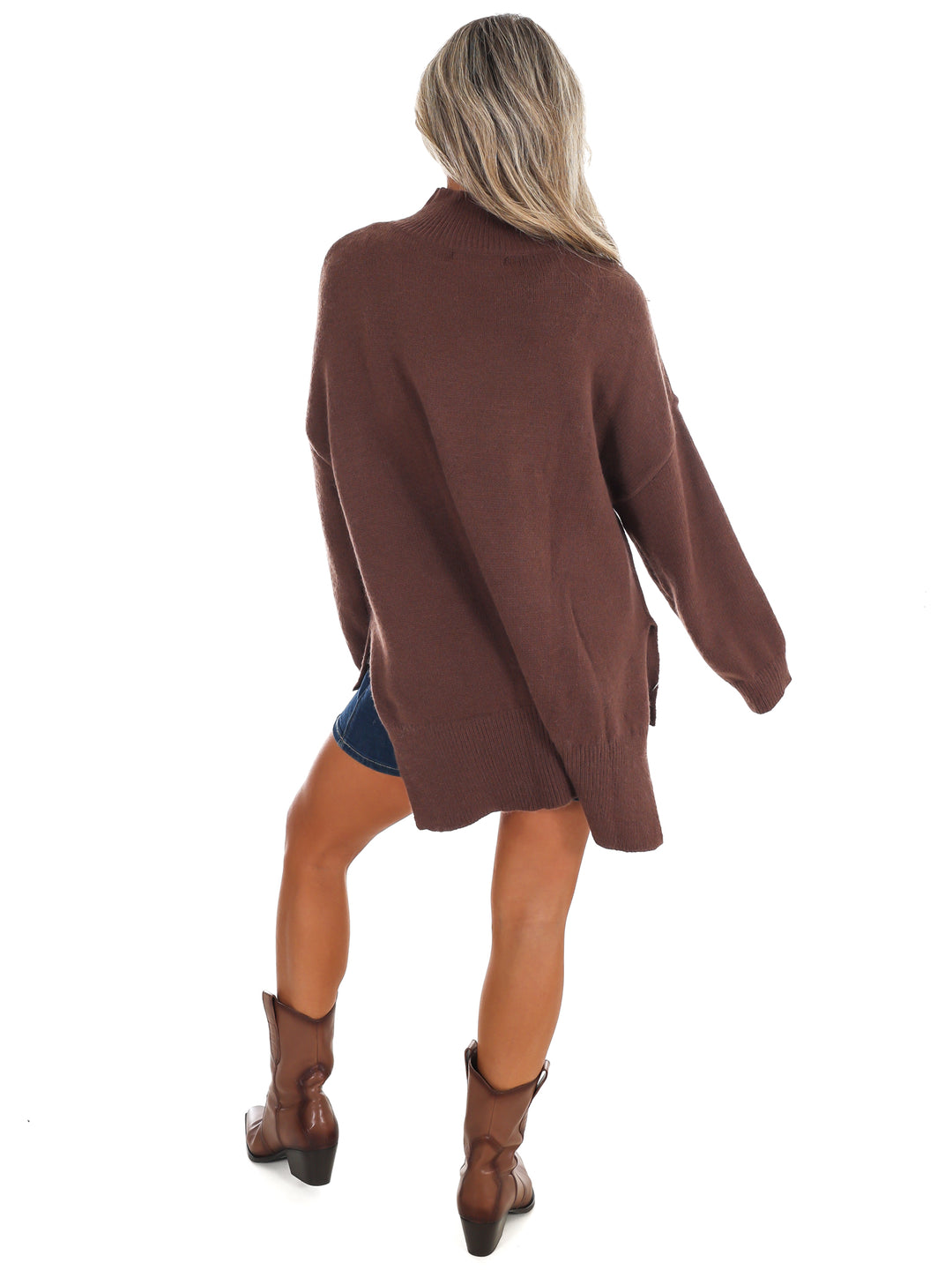 Stay Cozy Mock Neck Sweater