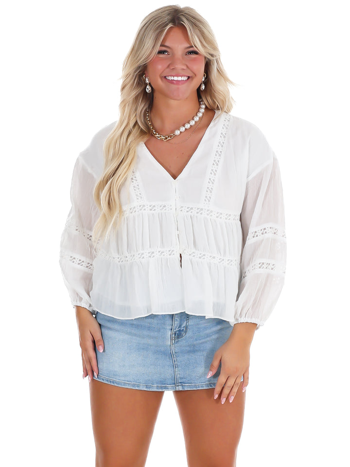 Feminine Flair Top