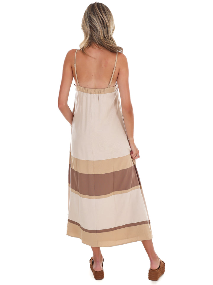 Desert Breeze Colorblock Maxi Dress