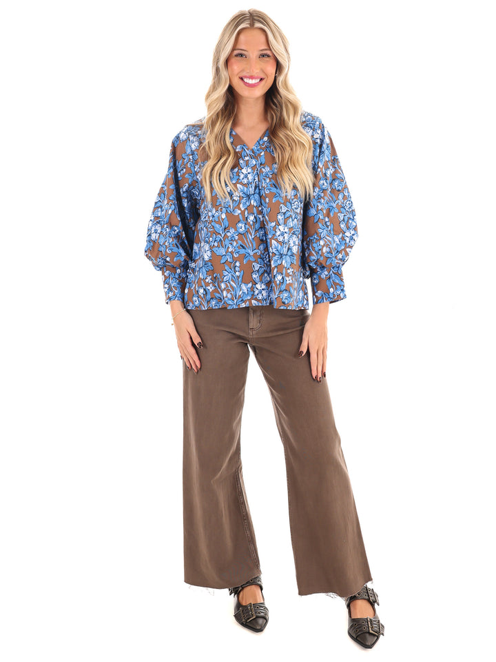 Petal Place Floral Print Top
