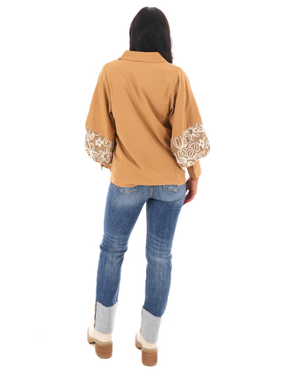 Floral Flourish Embroider Top