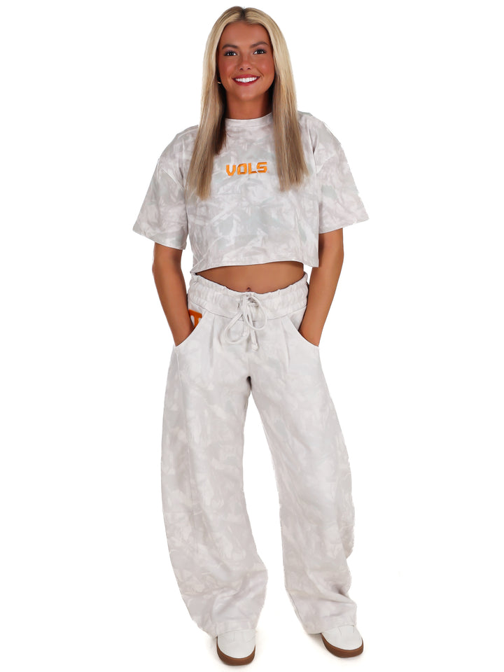 Vols Block Camo Cropped Tee
