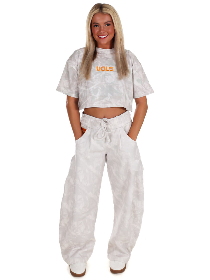 Vols Block Camo Cropped Tee